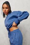 boohoo Overdyed Official Cropped Sweater Tracksuit thumbnail 3