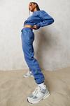 boohoo Overdyed Official Cropped Sweater Tracksuit thumbnail 4