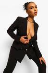 boohoo Double Breasted Fitted Blazer thumbnail 3