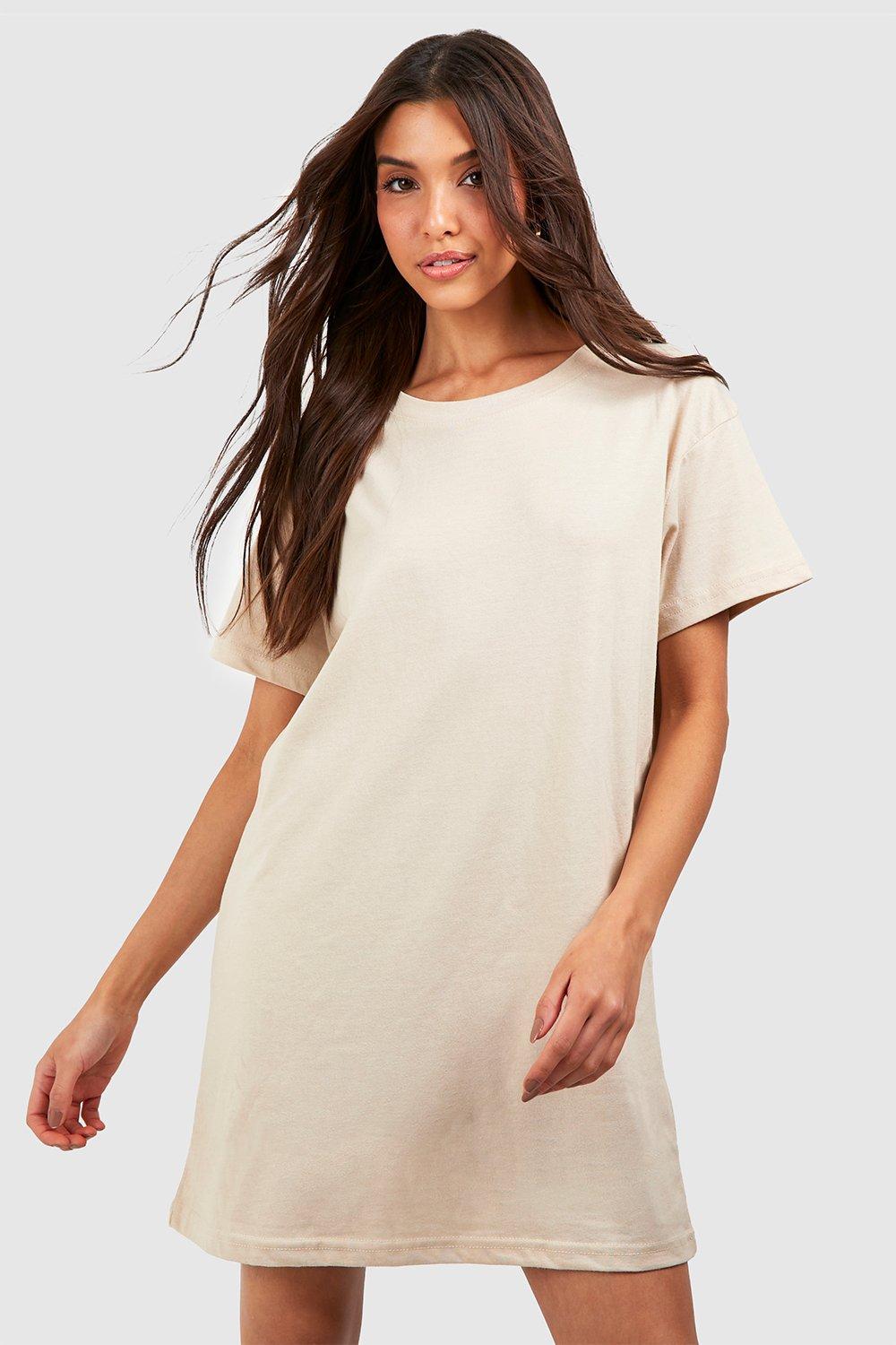 Basic Oversized T-shirt Dress