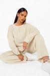 boohoo Button Up Knitted Wide Leg Co-ord thumbnail 4