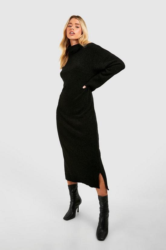 boohoo Cowl Neck Midaxi Knitted Dress 3