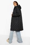 boohoo Quilted Longline Puffer Jacket thumbnail 2