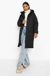boohoo Quilted Longline Puffer Jacket thumbnail 3
