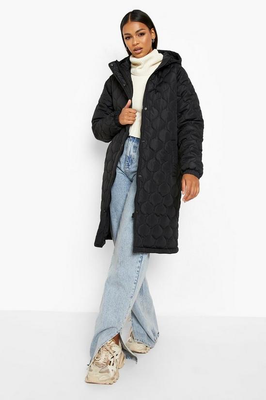 boohoo Quilted Longline Puffer Jacket 3