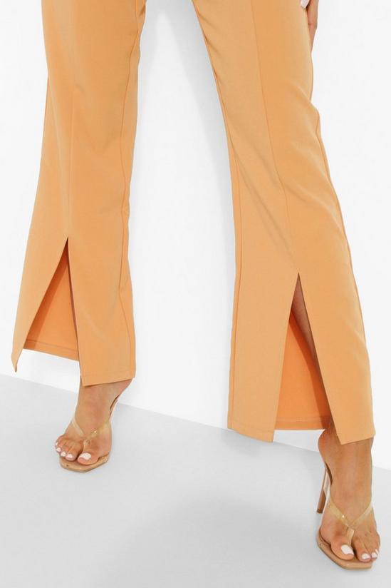 boohoo Tailored Split Front Slim Fit Trousers 4