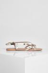 boohoo Wide Fit Toe Post Basic Strappy Sandal thumbnail 3