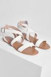 boohoo Wide Fit Croc Crossover Sandal thumbnail 2