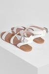 boohoo Wide Fit Croc Crossover Sandal thumbnail 4