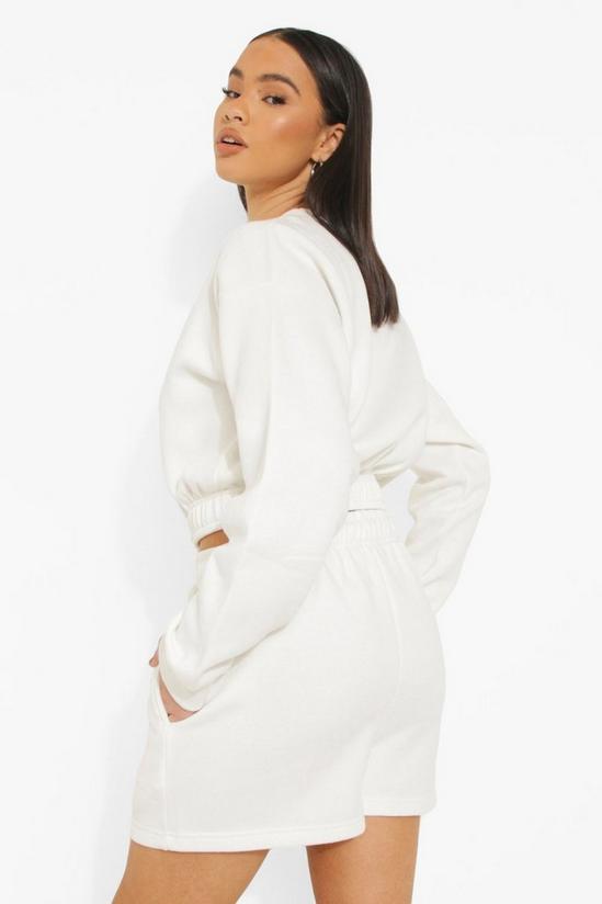 boohoo Cropped Sweater Short Tracksuit 2