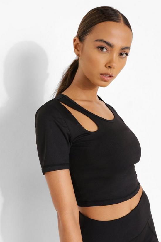boohoo Yoga Active Crop With Peached Finish 4