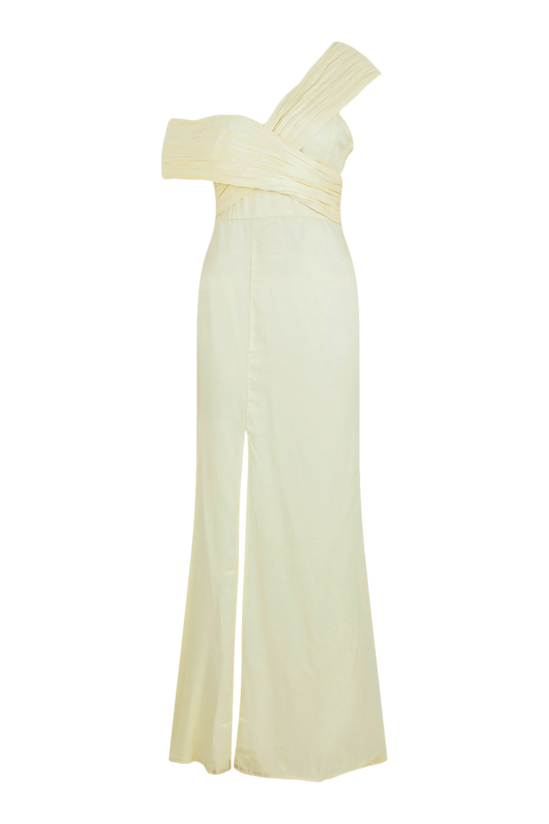 boohoo One Shoulder Split Maxi Bridesmaid Dress 5
