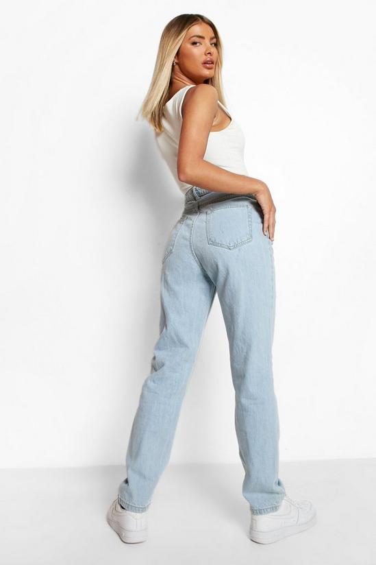 boohoo High Waisted Extreme Ripped Mom Jeans 2
