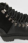 boohoo Wide Fit Chunky Lace Up Hiker Boots thumbnail 5