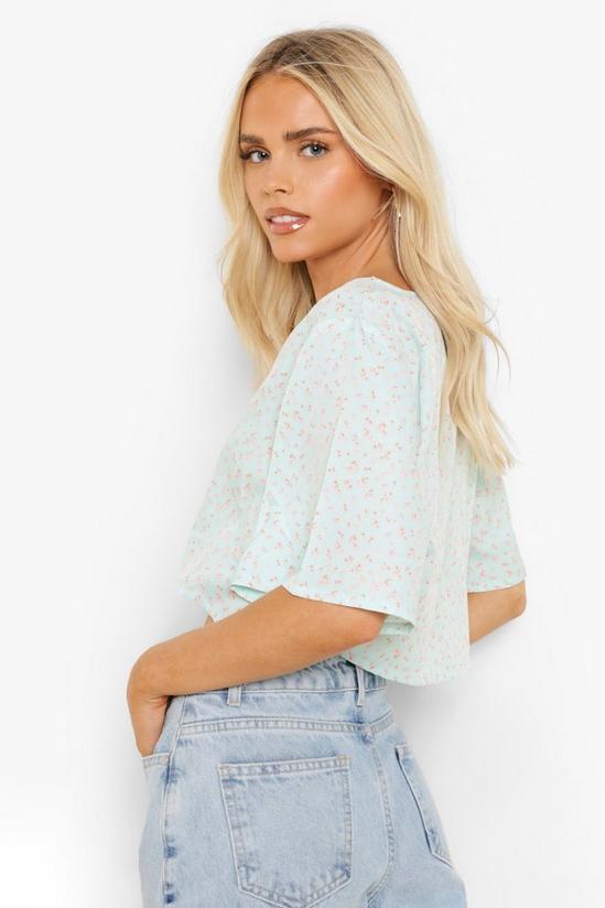 boohoo Floral Button Up Oversized Shirt 2