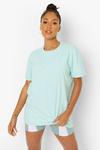 boohoo Cotton Embroidered San Diego Overdyed T Shirt thumbnail 1