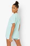boohoo Cotton Embroidered San Diego Overdyed T Shirt thumbnail 2