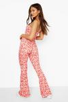 boohoo Floral Bralette & Flared Trousers thumbnail 2