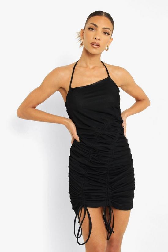 boohoo Strappy Ruched Detail Mini Dress 1