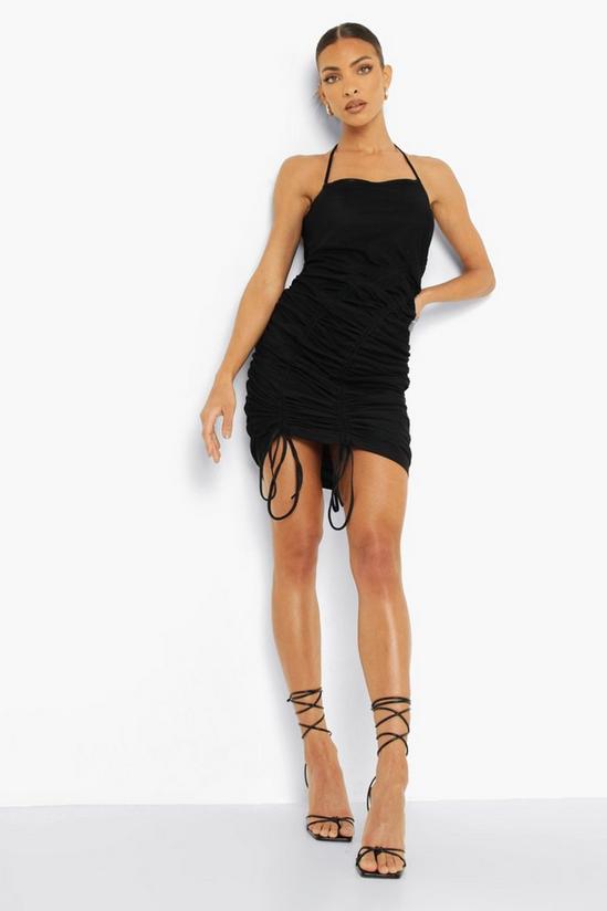 boohoo Strappy Ruched Detail Mini Dress 3