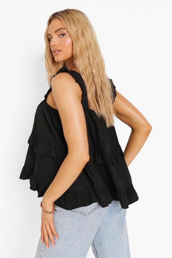 boohoo Strappy Tiered Smock Top 2