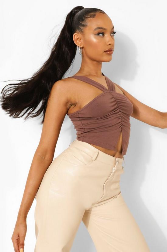 boohoo Ruched Detail Top 1