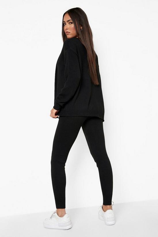boohoo Knitted Cardigan Co-ord 2