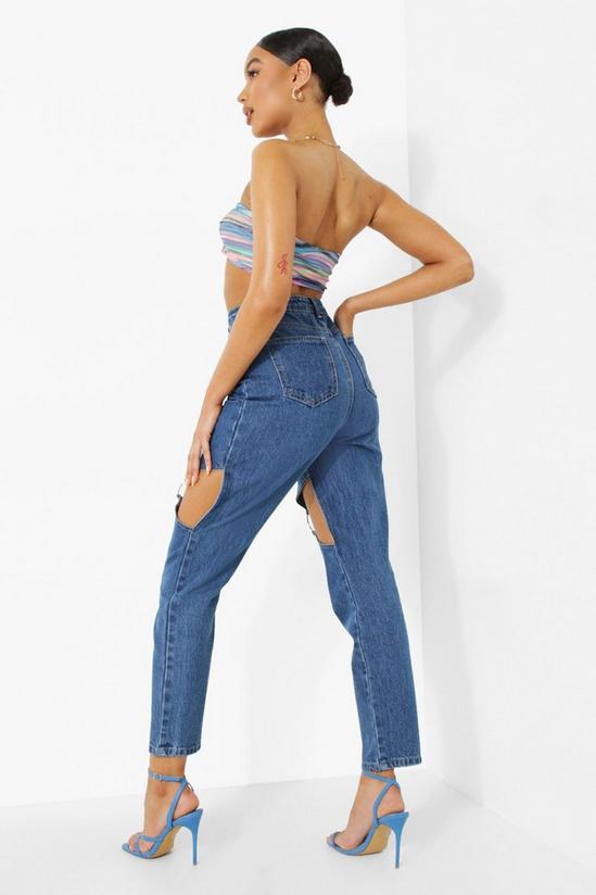boohoo O Ring Cut Out Mom Jeans 2