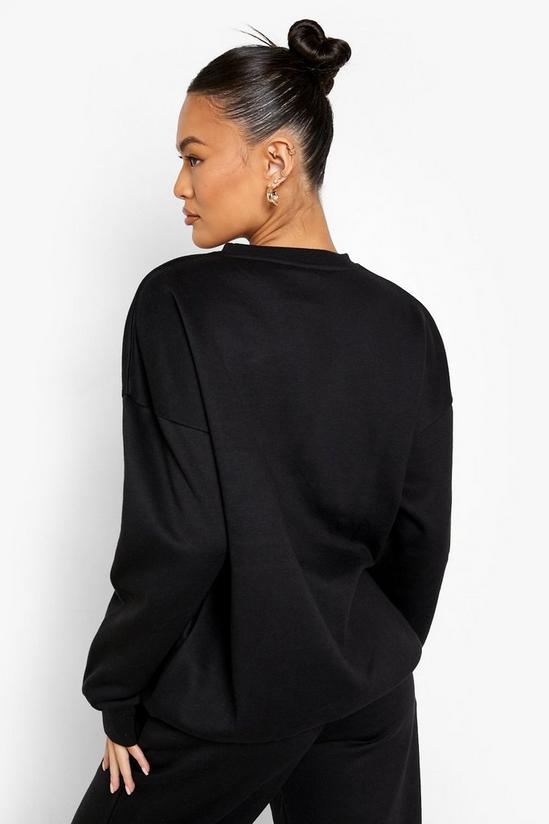 boohoo Oversized Embroidered Woman Sweater 2