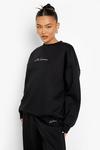 boohoo Oversized Embroidered Woman Sweater thumbnail 4