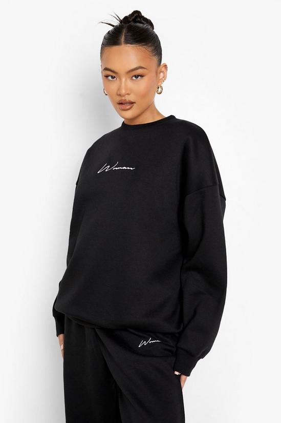 boohoo Oversized Embroidered Woman Sweater 4