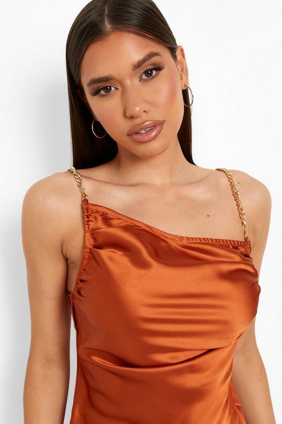 boohoo Chain Detail Ruched Cami Top 4
