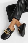 boohoo Chunky Chain Loafer Mules thumbnail 1
