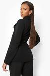 boohoo Tailored Lace Up Fitted Blazer thumbnail 2