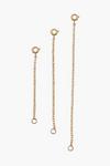boohoo 3 Pack Necklace Chain Extenders thumbnail 2