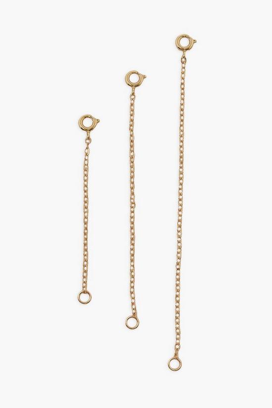 boohoo 3 Pack Necklace Chain Extenders 2