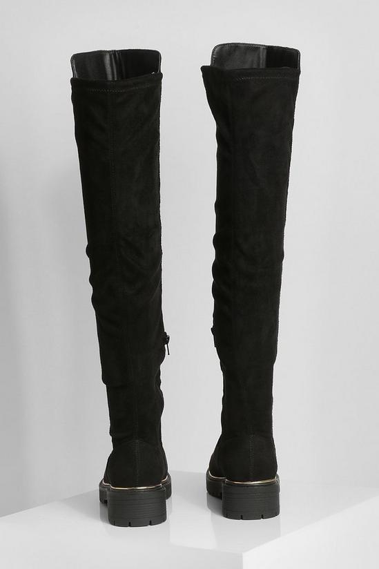 boohoo Rand Detail Over The Knee Boot 4