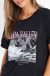 boohoo Napa Valley Print T Shirt Dress thumbnail 4