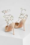 boohoo Clear Studded Detail Court Shoe thumbnail 4