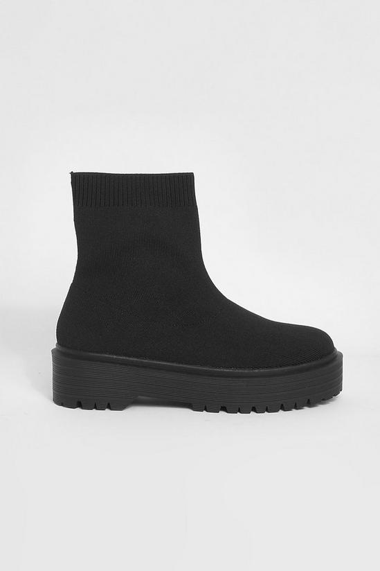 boohoo Wide Fit Knitted Sock Boots 2