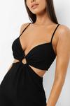 boohoo Cut Out Strappy Wide Leg Jumpsuit thumbnail 4