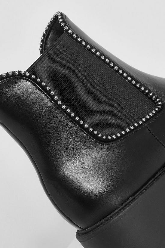 boohoo Wide Fit Studded Detail Chelsea Boots 5