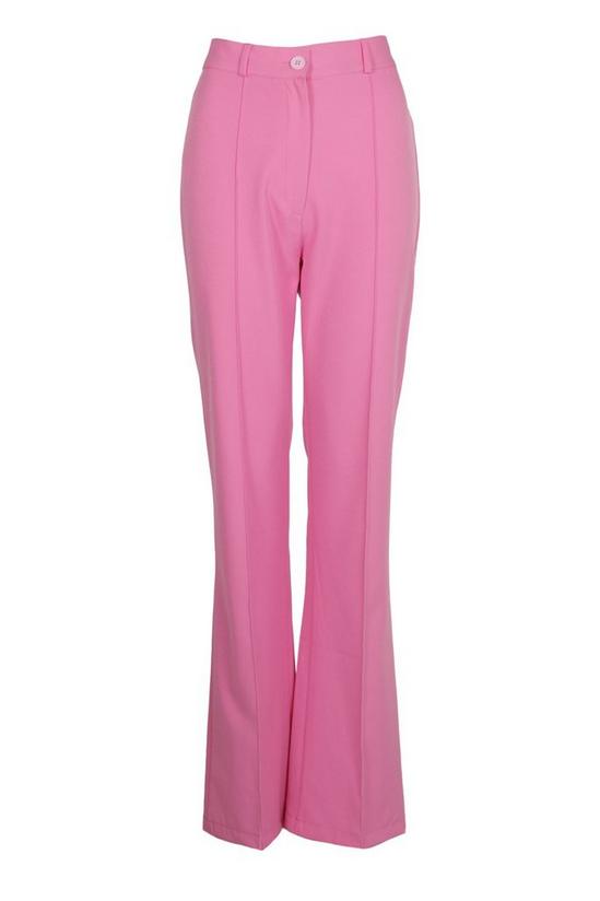 boohoo Front Pleat Woven Straight Leg Trousers 5
