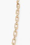 boohoo Gold Cable Chain Linked Bracelet thumbnail 2