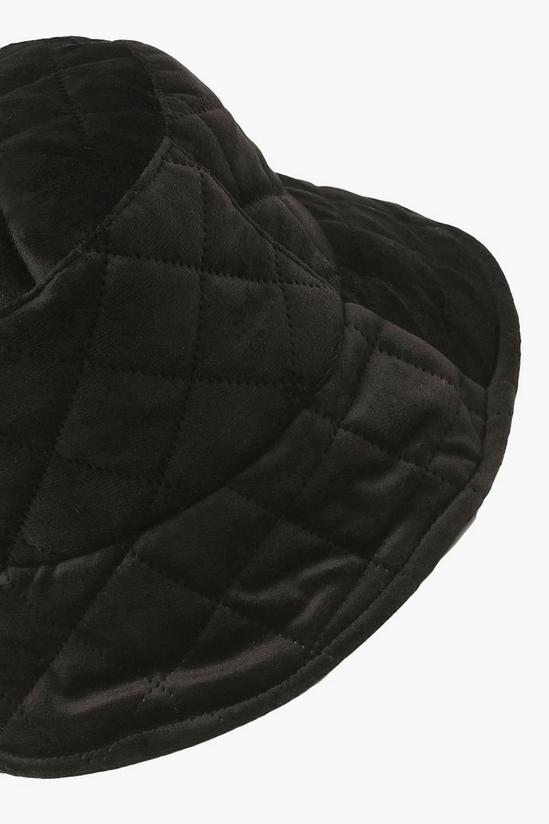 boohoo Soft Brushed Quilted Bucket Hat 3