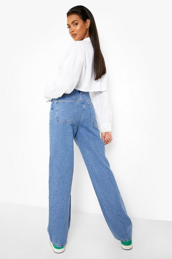 boohoo Basic Mid Rise Boyfriend Fit Jeans 2