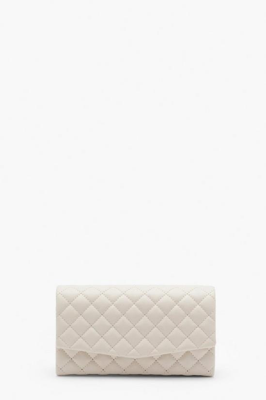 boohoo Quilted Hard Basic Clutch 1