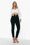 boohoo High Waisted Classic Stretch Skinny Jeans thumbnail 1