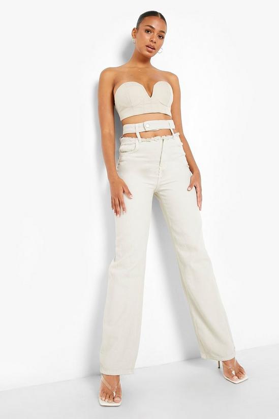 boohoo Reconstructed Chain Detail Boyfriend Jeans 1