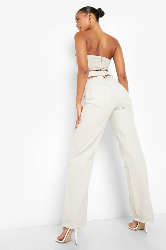 boohoo Reconstructed Chain Detail Boyfriend Jeans 2